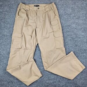 511 Tactical Taclite Pro Pants Mens 34x34 Cargo Utility Workwear Beige Ripstop